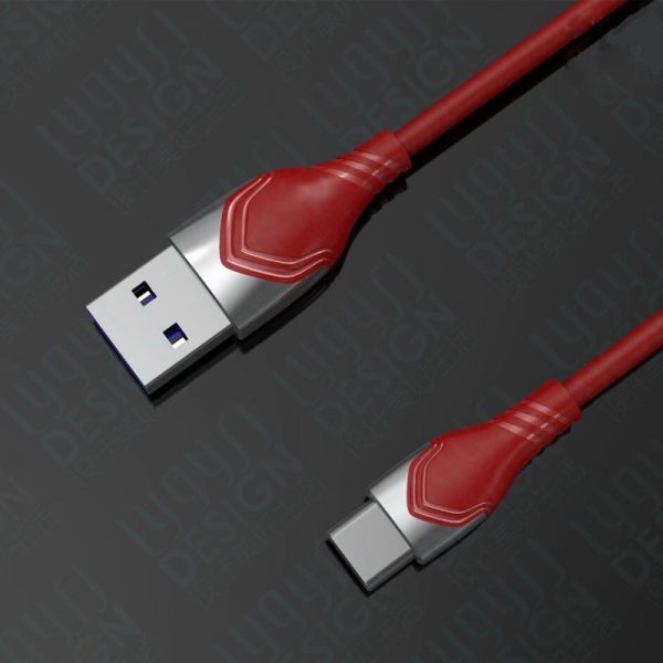 AWELL zinc alloy fast charger cable