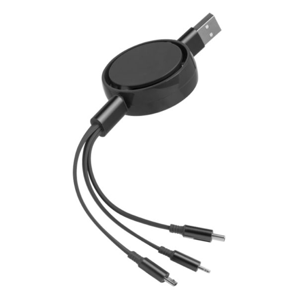 AWELL retractable 3 in 1 cable